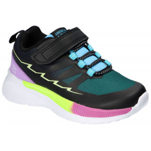American Club brīvā laika apavi meitenēm, ES 186, Black/Blue/Purple | KIDO.LV