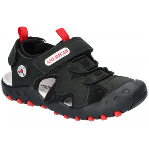 American Club Slēgtās sandales zēniem, RL169, Black | KIDO.LV