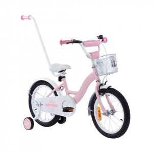 TOMABIKE velosipēds bērniem PLATINUM Light Pink, 16"collas | KIDO.LV