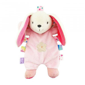 TULILO Attīstoša mīļmantiņa ar zirnīšiem BUNNY, pink, 25cm | KIDO.LV