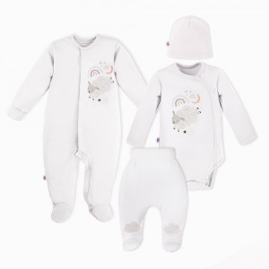 EEVI Pirmais komplekts  mazuļiem MELLOW, white | KIDO.LV
