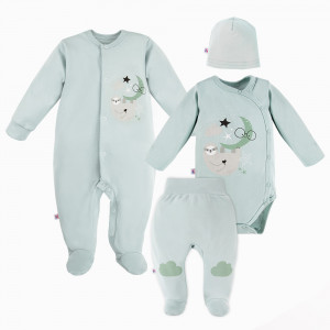 EEVI Pirmais komplekts  mazuļiem MELLOW, mint | KIDO.LV