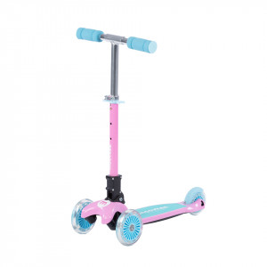MOOVKEE skrejritenis uz 3 riteņiem MILO,Baby Blue & Sweet Pink | KIDO.LV