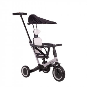 MOOVKEE trīsritenis MIKE PRO 6 in 1, Cool Grey  | KIDO.LV