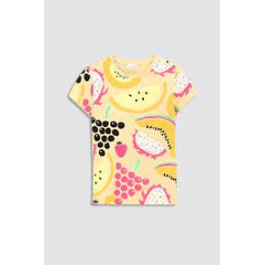 COCCODRILLO T-krekls Fruity, dzeltena | KIDO.LV