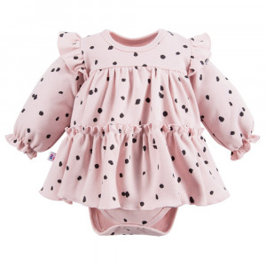 EEVI Bodijs - kleita DOTS, light pink | KIDO.LV