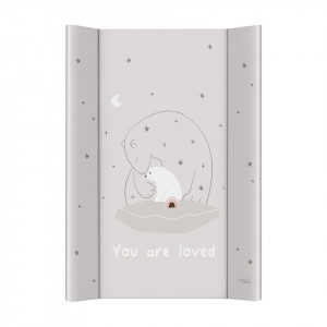 Ceba Baby zīdaiņu pārtinamā virsma Basic, POLAR BEARS, Short, Hard, 50x70 | KIDO.LV