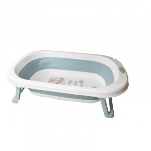 Mini World Salokāma bērnu vanna, 81x50x20.5cm, zila/balta | KIDO.LV