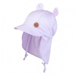 TUTU violeta vasaras cepure bērniem, ar UV30+ un kakla aizsargu | KIDO.LV