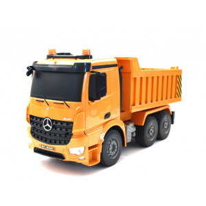 DOUBLE EAGLE Mercedes-Benz Arocs pašizgāzējs ar tālvadības pulti (1:20)  27MHz | KIDO.LV