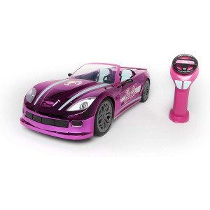 BARBIE Radiovadāma mašīna Dream Car - Chrome pink 40cm, 63619  | KIDO.LV