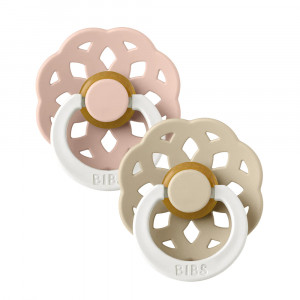 BIBS BOHEME GLOW lateksa māneklis - 2gb Blush Glow/Vanilla Glow | KIDO.LV