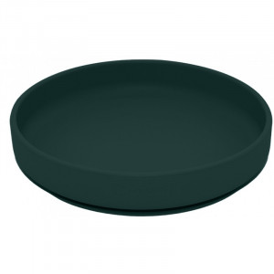 PETITE&MARS Silikona šķīvis ar pielīpošu apakšu, 708817, Misty Green | KIDO.LV