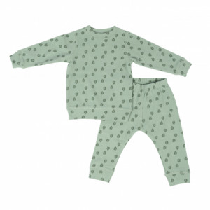 Lodger Nomad Rib bērnu 2 daļigā pidžama, Silt Green, 86 | KIDO.LV