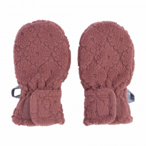 Lodger Mittens Folklore Fleece bērnu cimdiņi, Rosewood, 0-12m, MTF625_0-12 | KIDO.LV