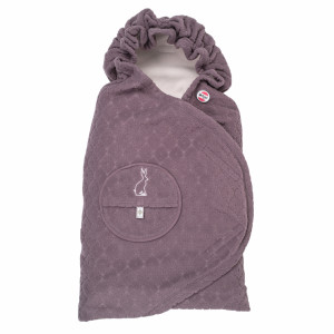 Lodger Wrapper Folklore Fleece ietinamā sedziņa 2 in 1, Mauve, WPF330 | KIDO.LV