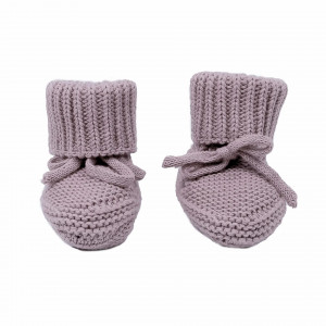 Lodger Slipper Knit kokvilnas čībiņas, Rose, 0-6 m, SLK107_0-6 | KIDO.LV