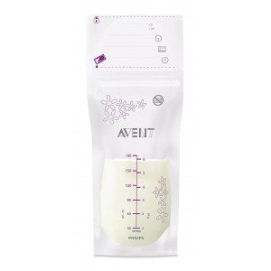 Philips Avent Piena uzglabāšanas maisiņi 180 ml (25 gab.), SCF603/25 | KIDO.LV