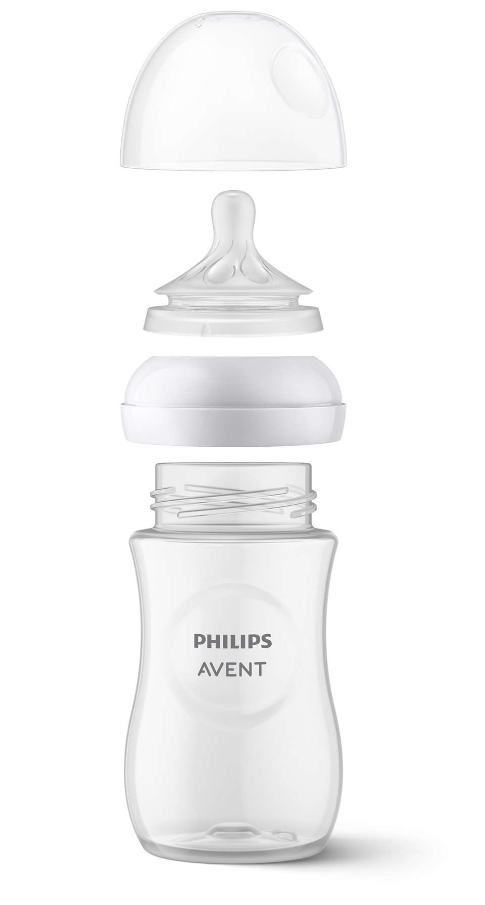  Philips Avent barošanas pudeļu silikona knupītis Natural Response Teat, jaundzimušā plūsma, 0m+,  2 gab., SCY961/02 