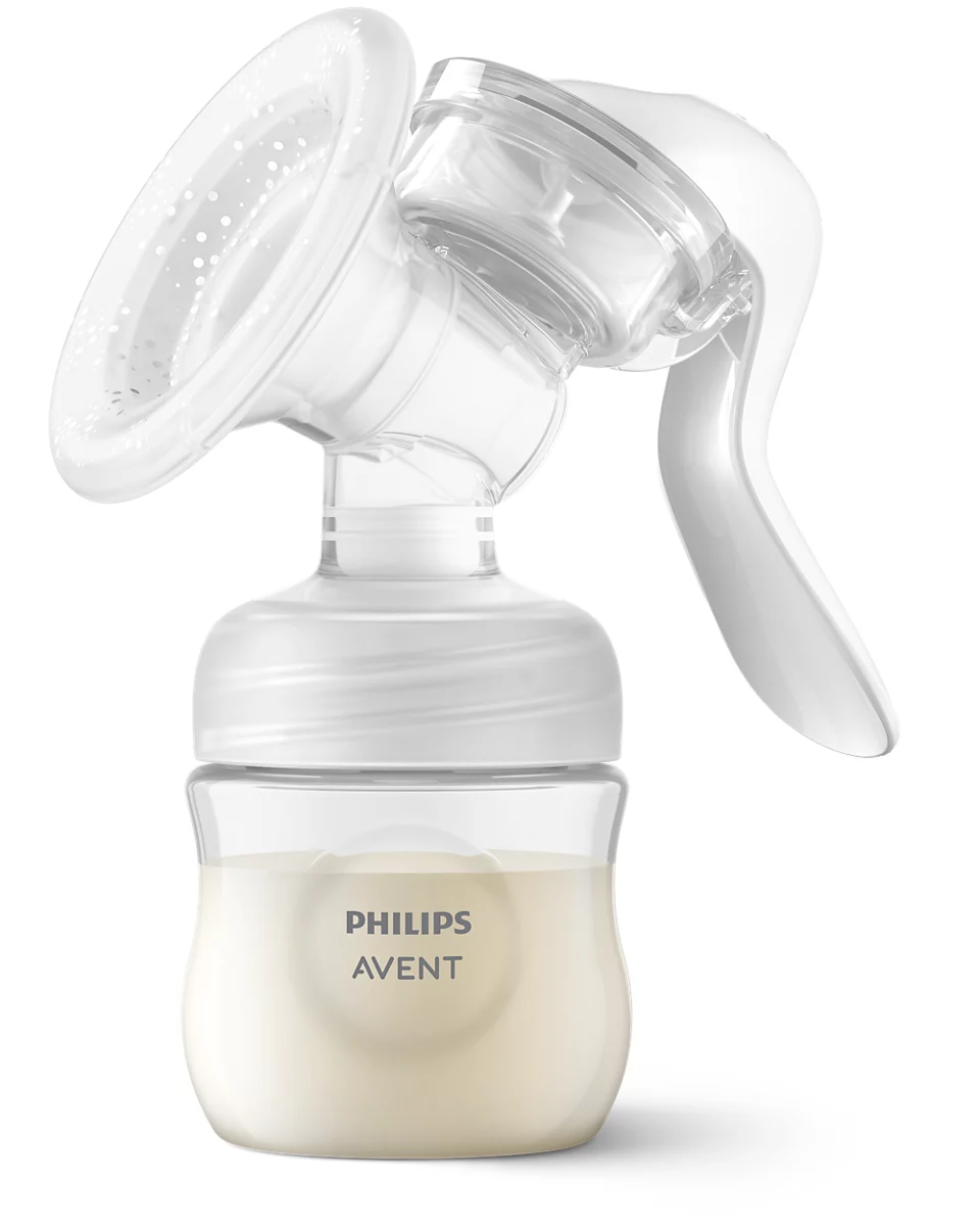 Philips Avent Manuālais krūts pumpis Natural - dāvanu komplekts, SCD430/50 