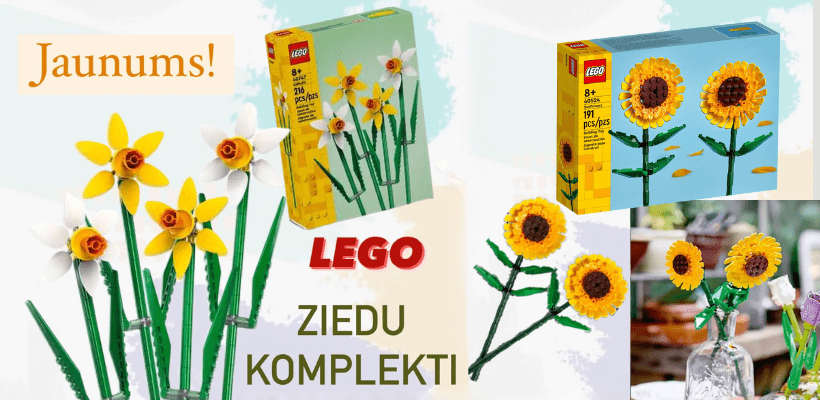 Lego ziedu lomplekti