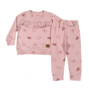 ATUT Rozā komplekts meitenei Teddy, 2 daļas - Image 1