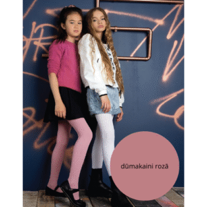 BRAID Mikrofibras zeķubikses meitenēm ar rakstu - Image 1