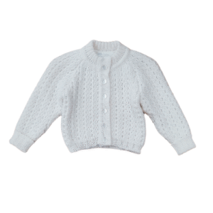 Adīta vilnas jaciņa mazulim 0+ mēn.